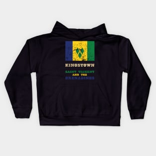 Flag of Saint Vincent and the Grenadines Kids Hoodie